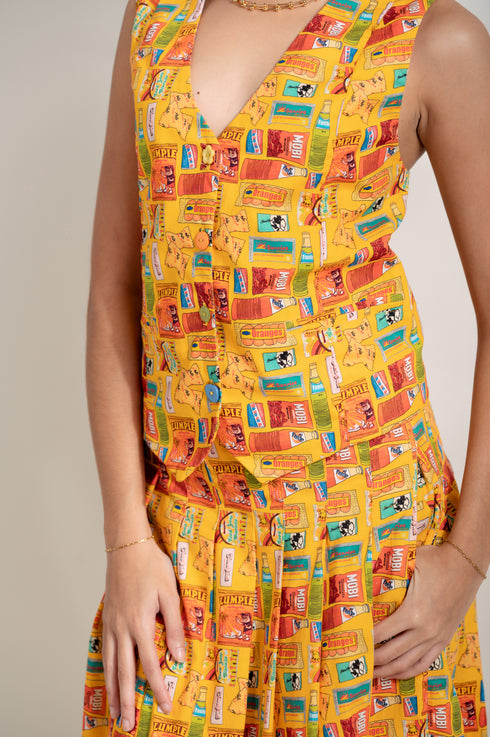 EMGEE by Get Spotted: Gloria Skirt in Batang 90s Fabric